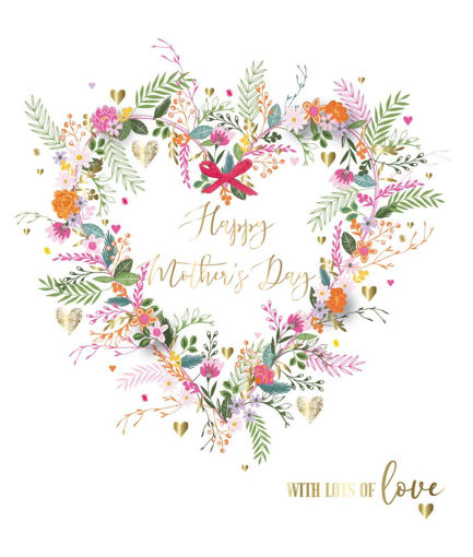 Picture of HAPPY MOTHERS DAY WITH LOTS OF LOVE CARD